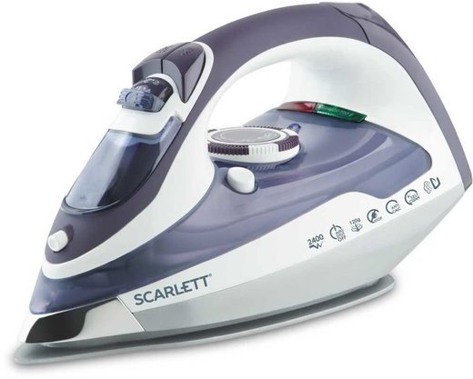Утюг Scarlett SC-1337S 2400Вт белый/фиолетовый фото