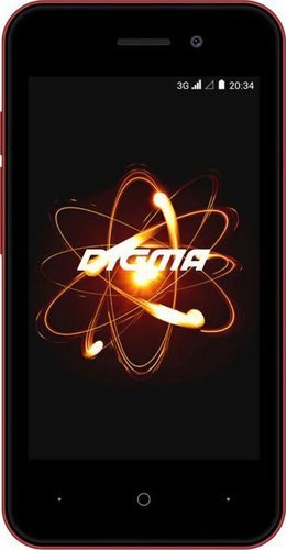 Смартфон Digma Atom 3G Linx 4Gb 512Mb Красный фото