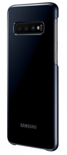 Чехол-накладка для смартфона Samsung Galaxy S10 (G973) Leather Cover Black EF-VG973LBEGRU (Черный) фото