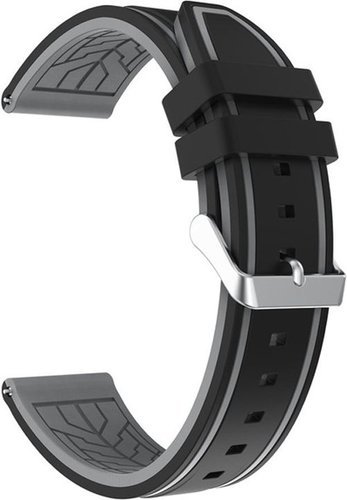 Силиконовый ремешок Bakeey для Samsung Gear S3 / Huawei Watch GT 2 46 мм / Amazfit Stratos 2 / 2S, 22 мм, черный фото