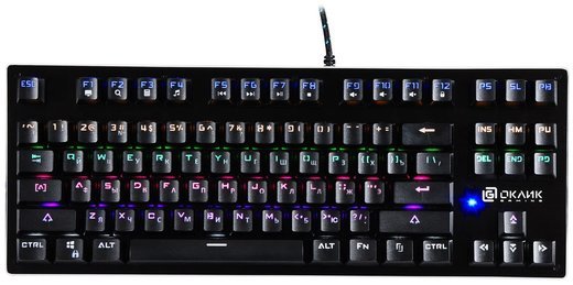 Механическая клавиатура Оклик 967G Dark Force, черный фото
