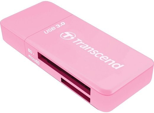 Картридер Transcend TS-RDF5R USB 3.0, розовый фото