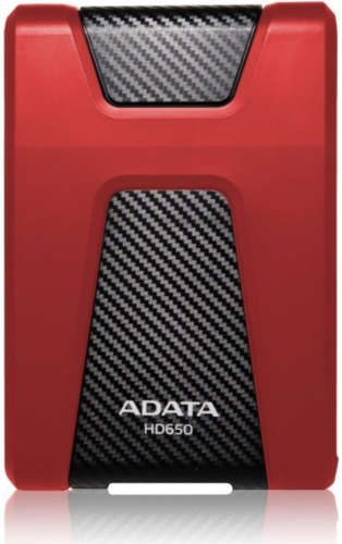 Внешний HDD A-Data HD650 1Tb, красный (AHD650-1TU31-CRD) фото