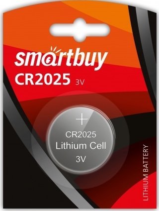 Литиевый элемент питания Smartbuy CR2025/1B (12/720) (SBBL-2025-1B) 1шт фото