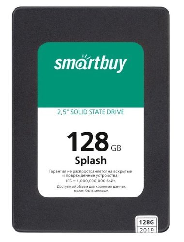 Жесткий диск SSD 2.5" SmartBuy Splash 128Gb (SBSSD-128GT-MX902-25S3) фото
