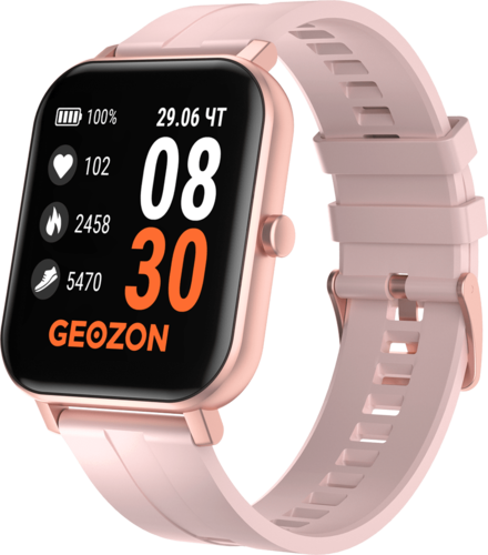 Умные часы Geozon Runner, розовый фото