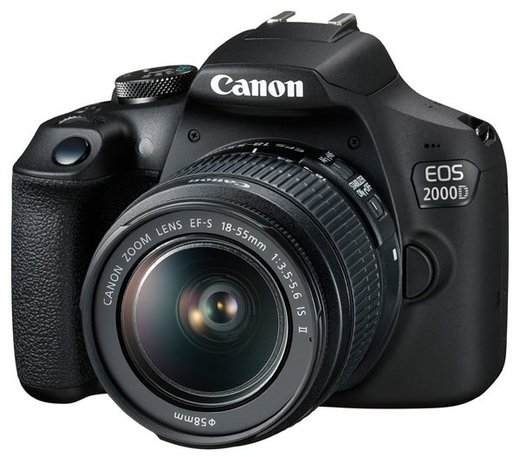 Зеркальный фотоаппарат Canon EOS 2000D Kit 18-55 IS II фото