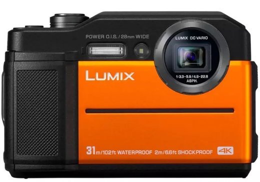 Цифровой фотоаппарат Panasonic Lumix DC-FT7E оранжевый фото