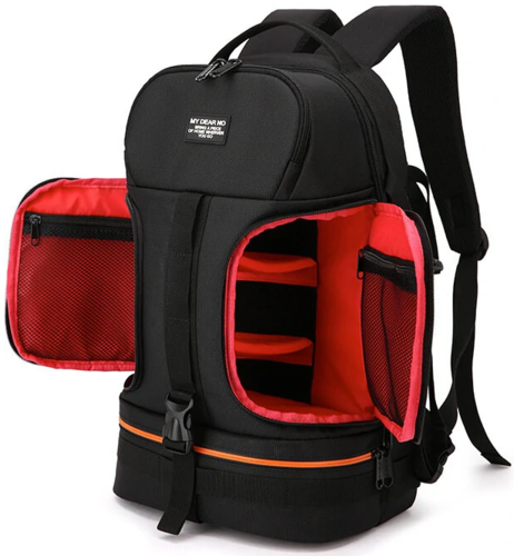 Рюкзак для Canon для Nikon DSLR камеры для ноутбука, красный фото