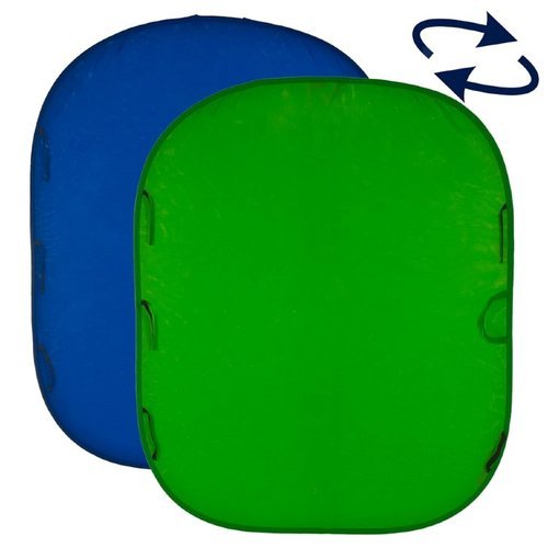 Фон хромакей Lastolite 1,8x1,5м (5687) синий/зеленый складной фото