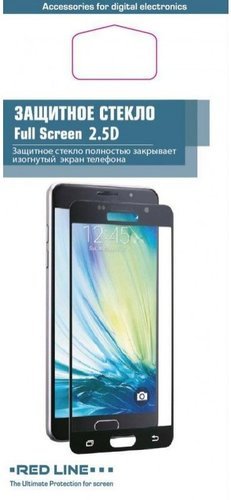 Защитное стекло для Samsung Galaxy A80 Full Screen Full Glue черный, Redline фото
