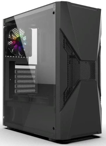 Компьютерный корпус Hiper ORO-1RGB, черный фото