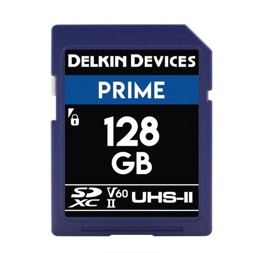 Карта памяти Delkin Devices Prime SDXC 1900X UHS-II Class 10 V60 (300/100MB/s) 128GB фото