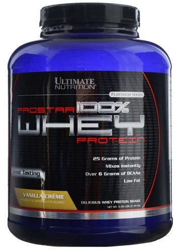 Протеин Ultimate Nutrition Prostar 100% Whey Protein (2390 г) ванильный крем фото