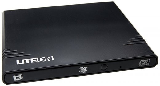Внешний оптический привод DVD-RW Lite-On eBAU108, черный фото