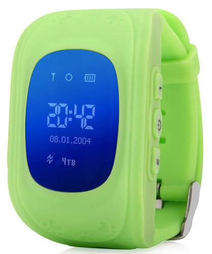 Детские умные часы Smart Baby Watch Q50, зелёные фото