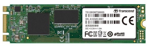 Жесткий диск SSD M.2 Transcend 128Gb (TS128GMTS800S) фото