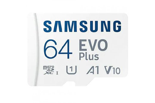 Карта памяти Samsung microSDXC EVO Plus Class10 UHS-I U1 (130MB/s) 64GB + ADP фото
