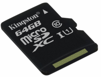 Карта памяти Kingston microSDXC Canvas Select Class 10 UHS-I U1 (80/10Mb/s) 64Gb фото