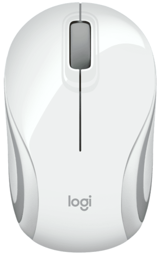 Беспроводная мышь Logitech M187, белый фото