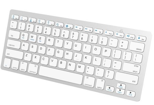 Беспроводная клавиатура X5 Bluetooth 3.0 для смартфонов, планшетов, белый фото