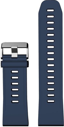 Универсальный спортивный ремешок для умных часов Lokmat 25 мм, синий фото