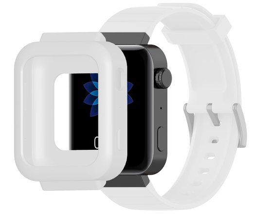 Силиконовая накладка Bakeey для часов Xiaomi, белый фото