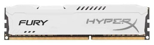 Память оперативная Kingston DDR3 4GB 1333MHz DDR3 CL9 DIMM HyperX FURY белая фото