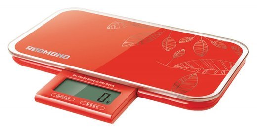 Весы кухонные электронные Redmond RS-721 макс.вес:10кг красный фото