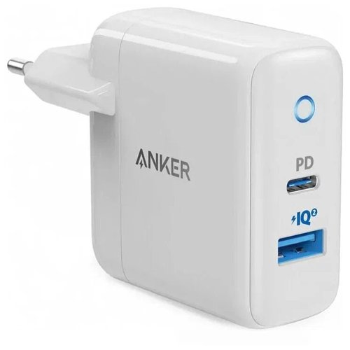 СЗУ адаптер ANKER PowerPort PD+2 (A2626) 33W USB/USB-C, белый фото
