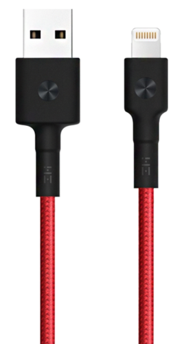Кабель ZMI MFi USB/Lightning 100 см (AL803/AL805) красный фото