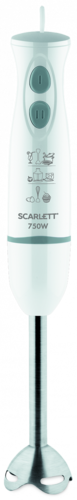 Блендер погружной Scarlett SC-HB42F80 750Вт белый фото