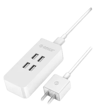 Зарядное устройство Orico 4 USB порта, белый фото