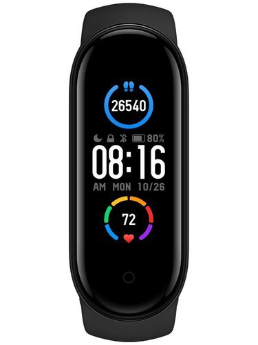 Фитнес браслет Xiaomi Mi Band 5, черный (с защитной пленкой в комплекте) фото