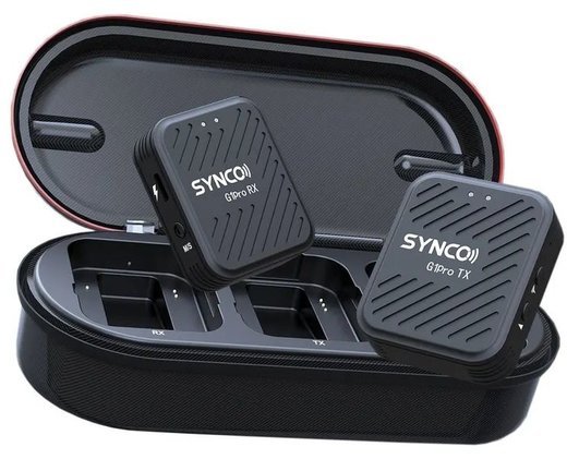Беспроводная микрофонная система SYNCO G1(A1) Pro 2,4 ГГц (1 передатчик) с кейсом-зарядкой фото