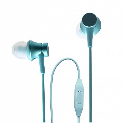 Наушники Xiaomi Mi In-Ear Headphones Basic, синий фото