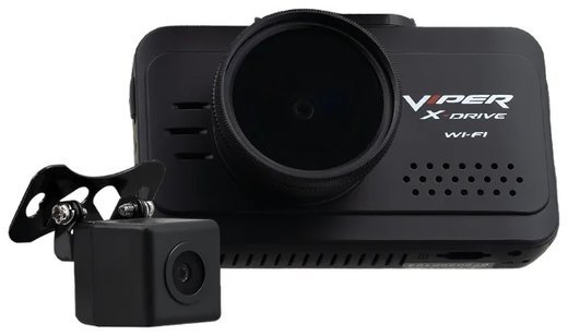 Видеорегистратор Viper X-DRIVE DUO Wi-Fi (+ кам.заднего вида, наружная) фото
