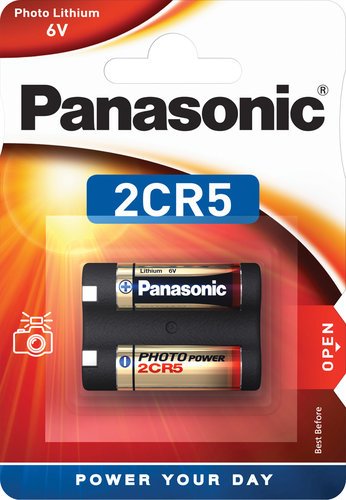 Батарейки Panasonic 2CR-5L/1BP цилиндрические литиевые Lithium Power в блистере 1шт фото