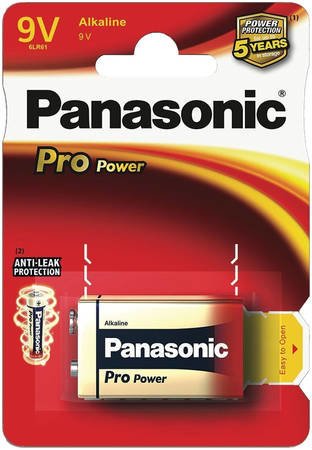 Батарейки Panasonic 6LF22XEG/1BP 9V щелочные Pro Power в блистере 1шт фото