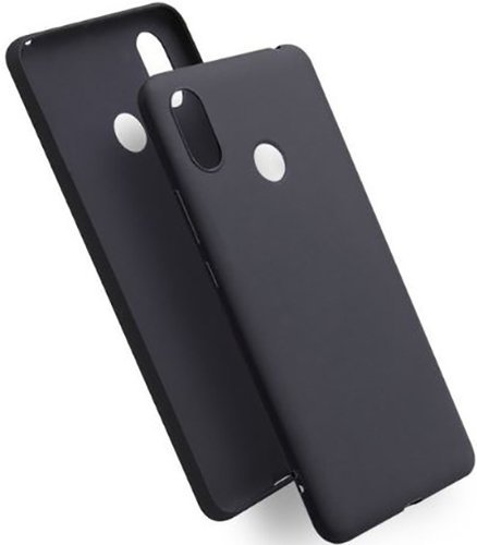 Чехол для смартфона Xiaomi Mi A2 Lite Silicone (матовый черный), BoraSCO фото