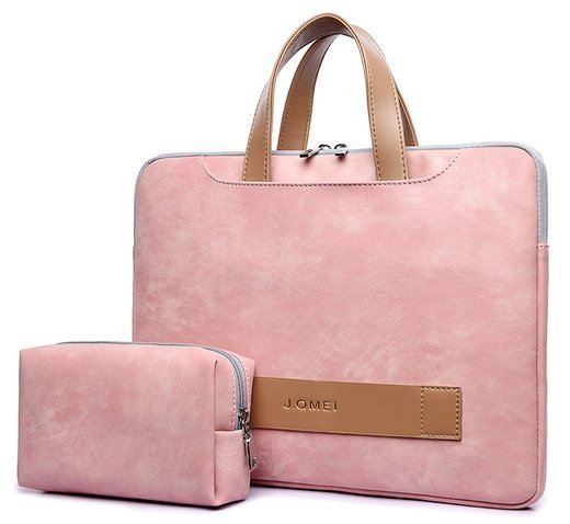 Сумка Portable Laptop Bag для ноутбука 14“, розовый фото
