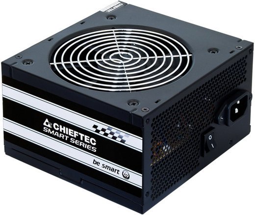 Блок питания Chieftec 500W Smart ATX-12V V.2.3 12cm fan, Active PFC, Efficiency 80% with power cord фото