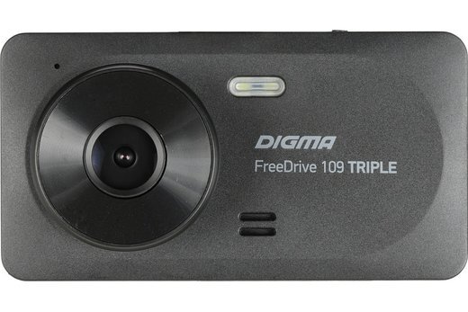 Видеорегистратор Digma FreeDrive 109 TRIPLE черный 1Mpix 1080x1920 1080p 150гр. JL5601 фото
