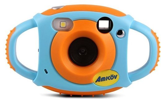 Цифровая камера Amkov детская 5 мегапикселей, голубой фото