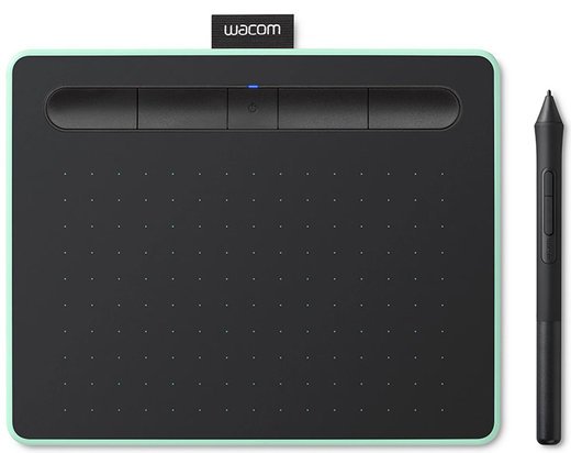 Графический планшет Wacom Intuos S Bluetooth (CTL-4100WLE-N), фисташковый фото