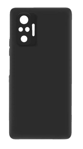 Чехол-накладка для Xiaomi Redmi Note 10 Pro черный, Microfiber Case, Borasco фото