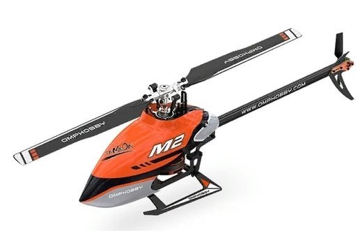 Радиоуправляемый вертолет Omphobby M2 V2, оранжевый фото
