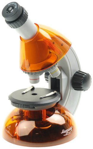 Микроскоп Микромед Атом 40x-640x (апельсин) фото