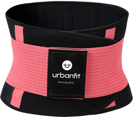 Пояс для похудения Urbanfit, размер XXL, розовый фото