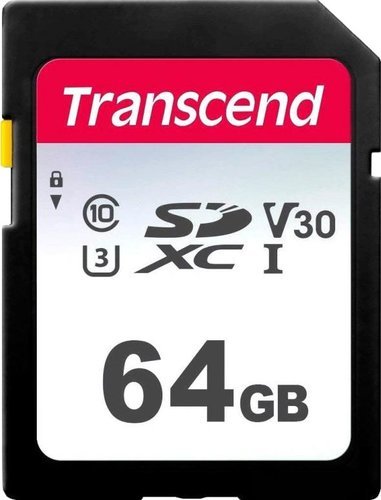 Карта памяти Transcend SDXC 300S Class 10 UHS-I U1 (95/40 MB/s) 64GB фото